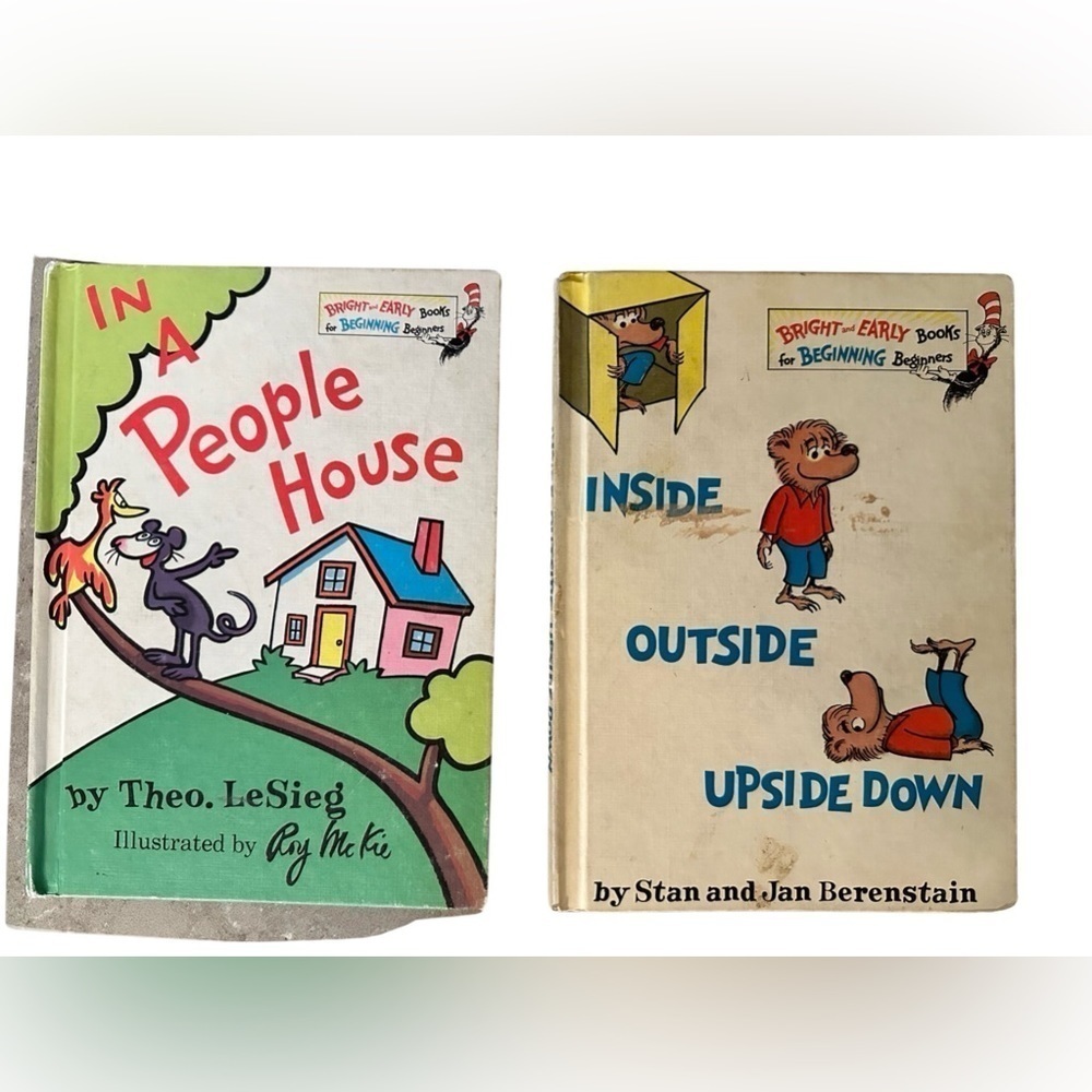 VINTAGE 1960-1970’s Dr. Seuss Early Reading Books.